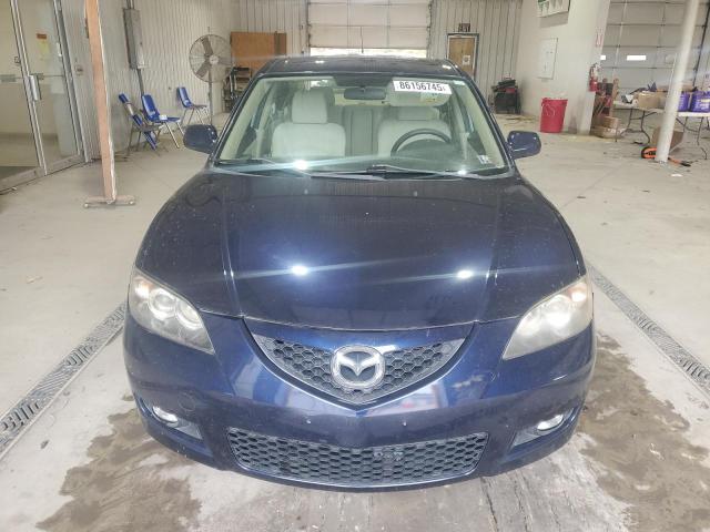 JM1BK32G381135543 - 2008 MAZDA 3 I BLUE photo 5