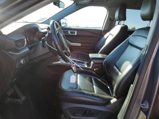 1FMSK8DH7MGA62425 - 2021 FORD EXPLORER XLT Gris foto 7