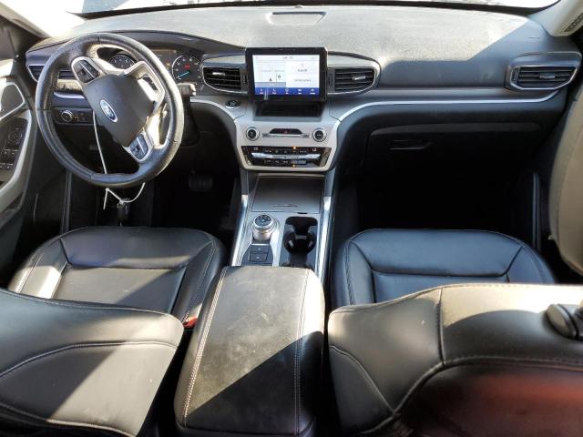 1FMSK8DH7MGA62425 - 2021 FORD EXPLORER XLT Gris foto 8