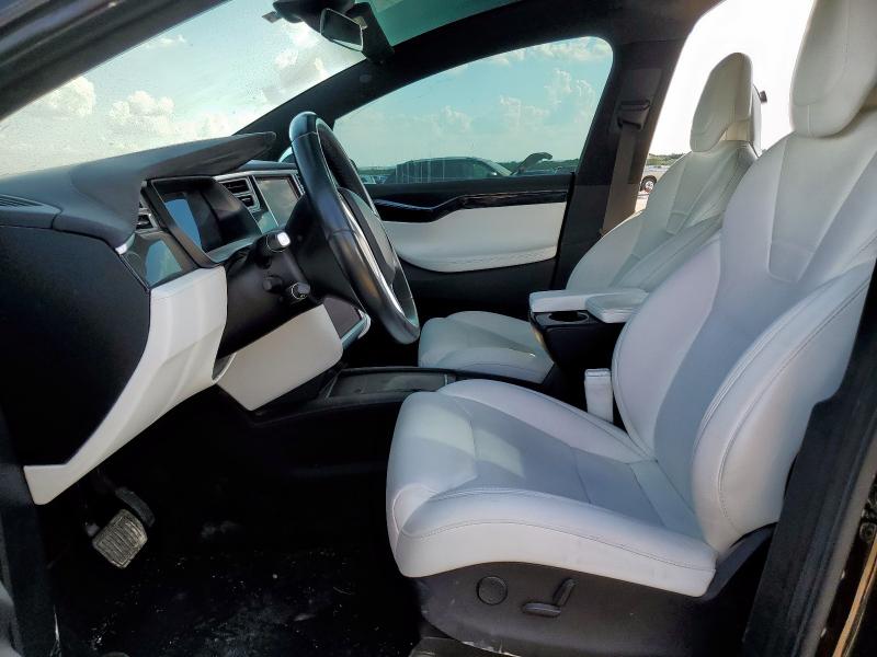 5YJXCBE21HF050463 - 2017 TESLA MODEL X Mavi foto 7