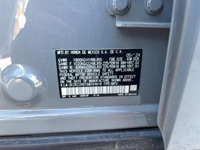 3CZRZ2H57SM704618 - 2025 HONDA HR-V SPORT GRAY photo 10