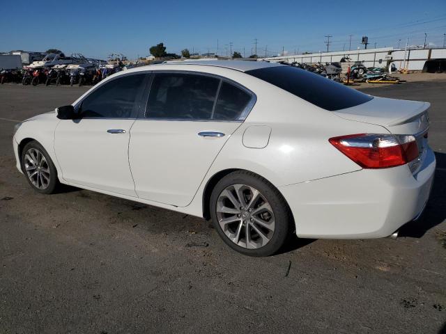 1HGCR2F55FA065237 - 2015 HONDA ACCORD SPORT WHITE photo 2