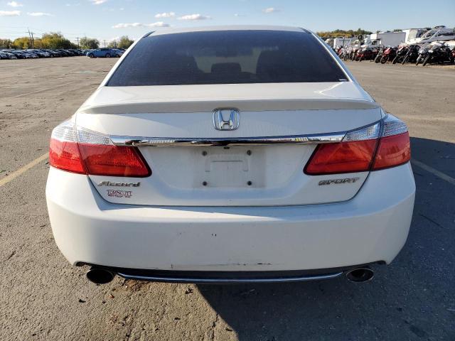 1HGCR2F55FA065237 - 2015 HONDA ACCORD SPORT WHITE photo 6