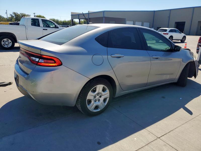 1C3CDFAA3FD331513 - 2015 DODGE DART SE SILVER photo 3