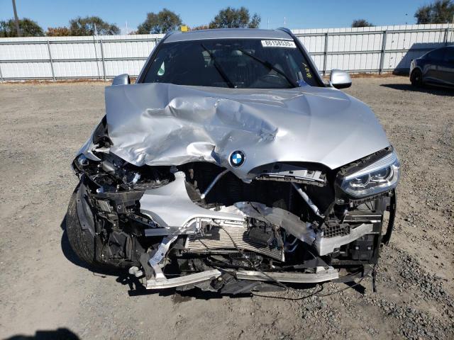 5UXTS1C05M9E03788 - 2021 BMW X3 XDRIVE30E SILVER photo 5