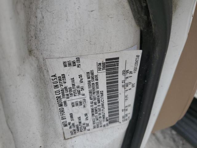 1FMRU17L0WLC17682 - 1998 FORD EXPEDITION WHITE photo 13