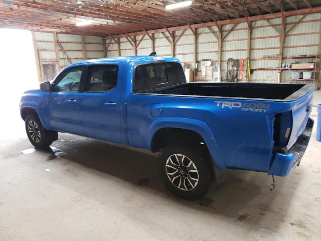 5TFDZ5BN8MX057024 - 2021 TOYOTA TACOMA DOUBLE CAB BLUE photo 2