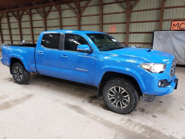 5TFDZ5BN8MX057024 - 2021 TOYOTA TACOMA DOUBLE CAB BLUE photo 4