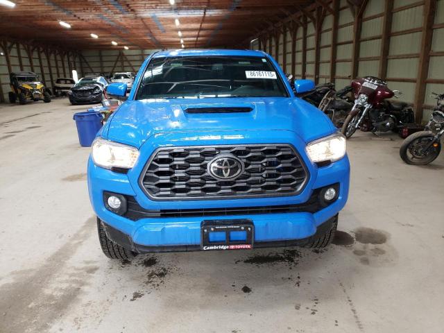 5TFDZ5BN8MX057024 - 2021 TOYOTA TACOMA DOUBLE CAB BLUE photo 5