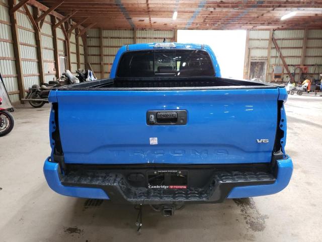 5TFDZ5BN8MX057024 - 2021 TOYOTA TACOMA DOUBLE CAB BLUE photo 6