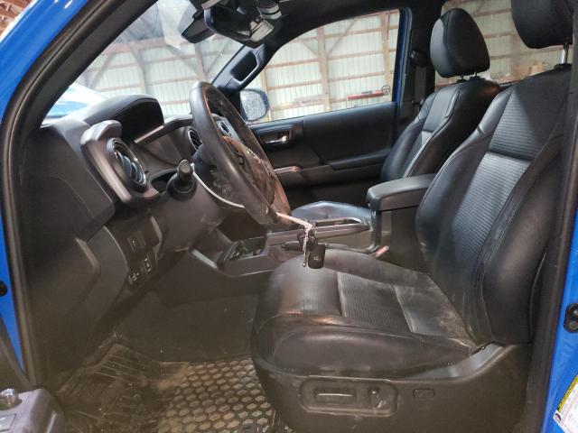 5TFDZ5BN8MX057024 - 2021 TOYOTA TACOMA DOUBLE CAB BLUE photo 7