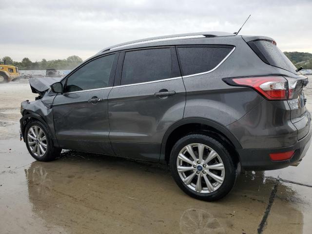 1FMCU0J90JUD16244 - 2018 FORD ESCAPE TITANIUM GRAY photo 2