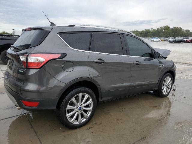 1FMCU0J90JUD16244 - 2018 FORD ESCAPE TITANIUM GRAY photo 3