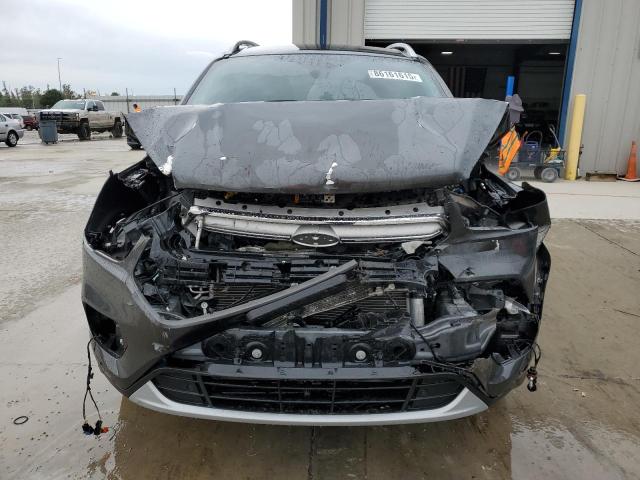 1FMCU0J90JUD16244 - 2018 FORD ESCAPE TITANIUM GRAY photo 5