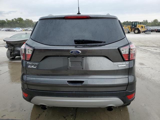 1FMCU0J90JUD16244 - 2018 FORD ESCAPE TITANIUM GRAY photo 6
