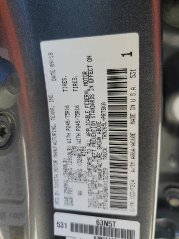 5TFAX5GN0KX132359 - 2019 TOYOTA TACOMA DOUBLE CAB 石墨色 照片 12