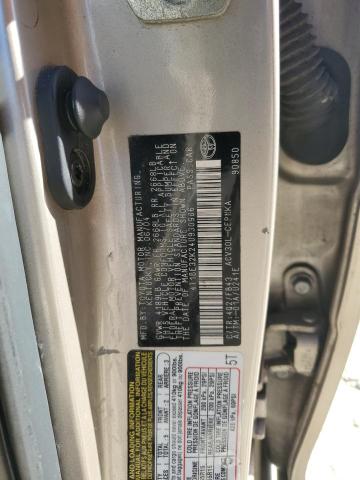 4T1BE32K24U930986 - 2004 TOYOTA CAMRY LE 金色 照片 12