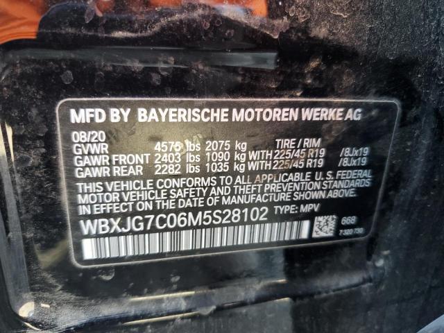 WBXJG7C06M5S28102 - 2021 BMW X1 SDRIVE28I BLACK photo 13