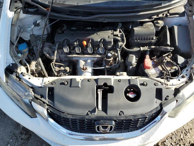 19XFB2F99EE215588 - 2014 HONDA CIVIC EXL თეთრი ფოტო 11