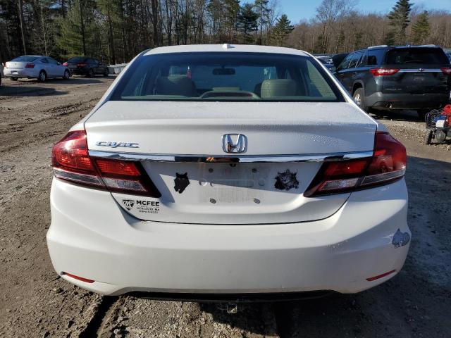 19XFB2F99EE215588 - 2014 HONDA CIVIC EXL თეთრი ფოტო 6