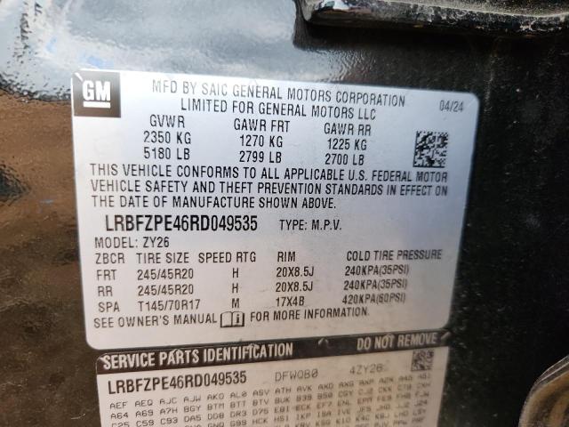LRBFZPE46RD049535 - 2024 BUICK ENVISION ESSENCE Սև լուսանկար 14
