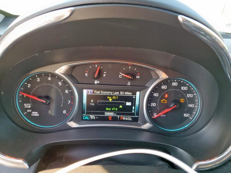 1G1ZE5ST1HF183648 - 2017 CHEVROLET MALIBU LT SILVER photo 9