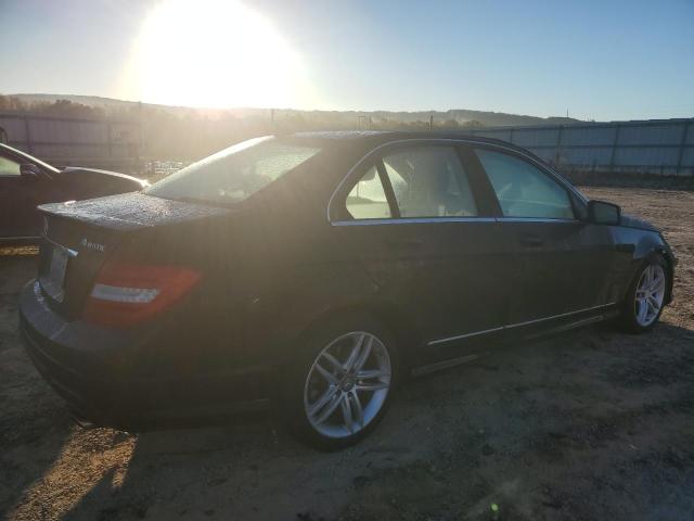 WDDGF8AB1ER309576 - 2014 MERCEDES-BENZ C 300 4MATIC BLACK photo 3