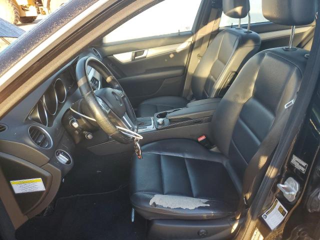 WDDGF8AB1ER309576 - 2014 MERCEDES-BENZ C 300 4MATIC BLACK photo 7