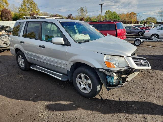 5FNYF18555B059691 - 2005 HONDA PILOT EXL ვერცხლისფერი ფოტო 4