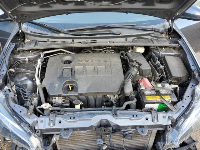 2T1BURHE6JC104243 - 2018 TOYOTA COROLLA L CHARCOAL photo 11