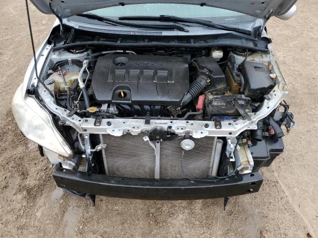 2T1BU4EE0CC756978 - 2012 TOYOTA COROLLA BASE SILVER photo 11