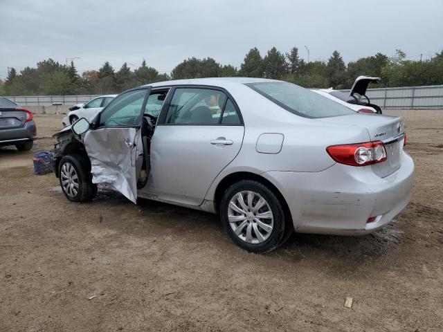 2T1BU4EE0CC756978 - 2012 TOYOTA COROLLA BASE SILVER photo 2