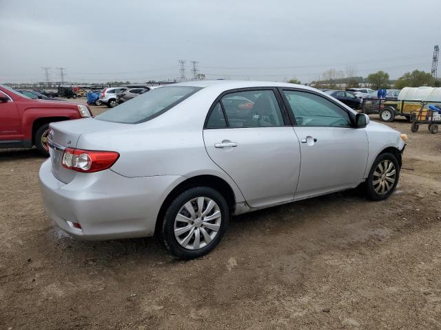 2T1BU4EE0CC756978 - 2012 TOYOTA COROLLA BASE SILVER photo 3