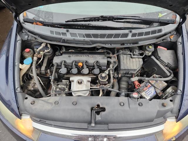 1HGFA16828L038657 - 2008 HONDA CIVIC EX BLUE photo 11