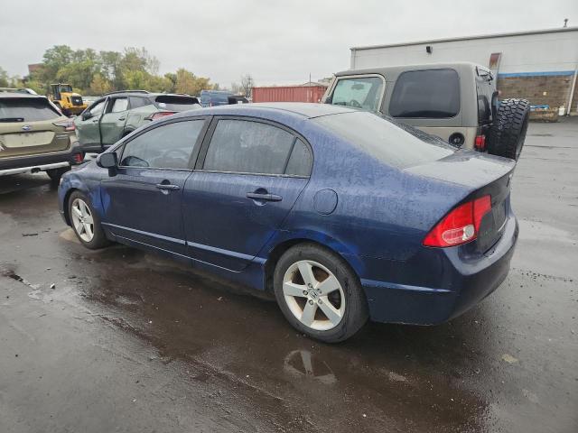 1HGFA16828L038657 - 2008 HONDA CIVIC EX BLUE photo 2