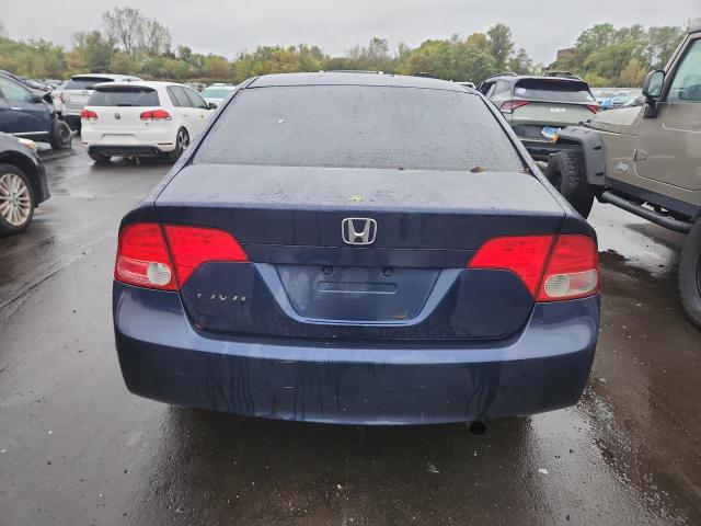 1HGFA16828L038657 - 2008 HONDA CIVIC EX BLUE photo 6
