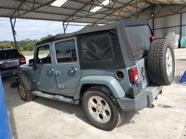 1C4HJWEG3EL306267 - 2014 JEEP WRANGLER U SAHARA GRAY photo 2
