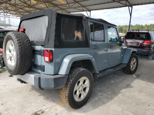 1C4HJWEG3EL306267 - 2014 JEEP WRANGLER U SAHARA GRAY photo 3