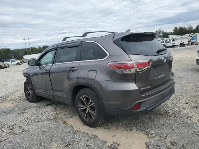 5TDJKRFH6GS282863 - 2016 TOYOTA HIGHLANDER XLE Boz foto 2