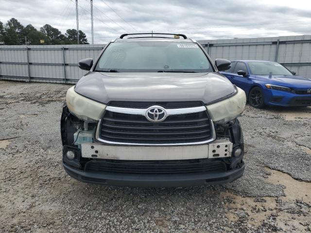 5TDJKRFH6GS282863 - 2016 TOYOTA HIGHLANDER XLE Boz foto 5
