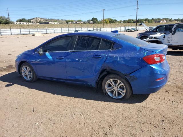 1G1BE5SM9K7138016 - 2019 CHEVROLET CRUZE LT BLUE photo 2