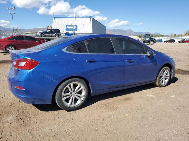 1G1BE5SM9K7138016 - 2019 CHEVROLET CRUZE LT BLUE photo 3