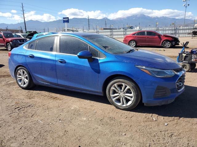 1G1BE5SM9K7138016 - 2019 CHEVROLET CRUZE LT BLUE photo 4