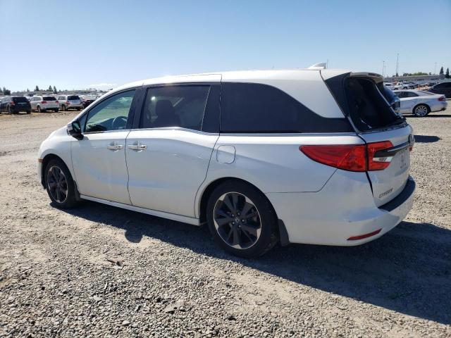 5FNRL6H98NB055907 - 2022 HONDA ODYSSEY ELITE WHITE photo 2
