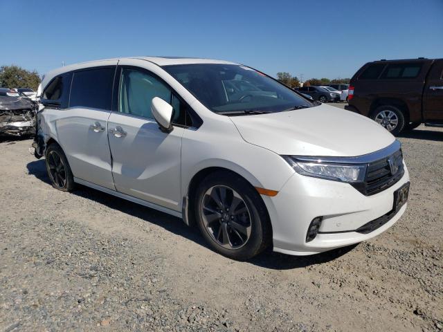 5FNRL6H98NB055907 - 2022 HONDA ODYSSEY ELITE WHITE photo 4