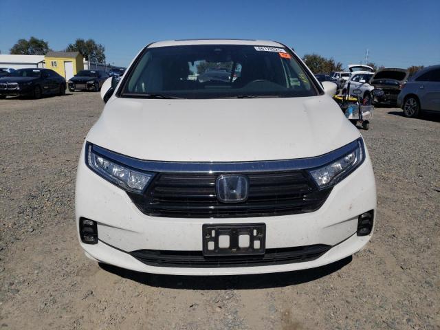 5FNRL6H98NB055907 - 2022 HONDA ODYSSEY ELITE WHITE photo 5