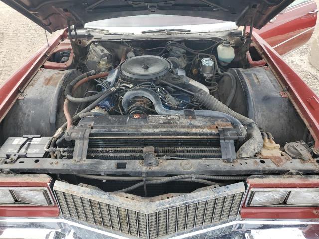 6L67S6Q236628 - 1976 CADILLAC ELDORADO წითელი ფოტო 11