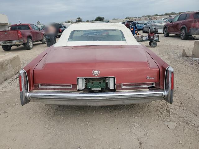 6L67S6Q236628 - 1976 CADILLAC ELDORADO წითელი ფოტო 6