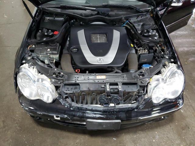 WDBRF92H27F869816 - 2007 MERCEDES-BENZ C 280 4MATIC BLACK photo 11