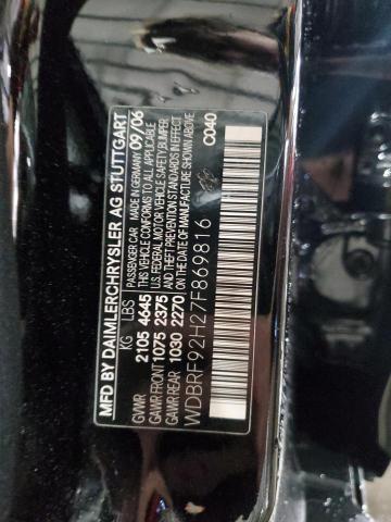 WDBRF92H27F869816 - 2007 MERCEDES-BENZ C 280 4MATIC BLACK photo 12